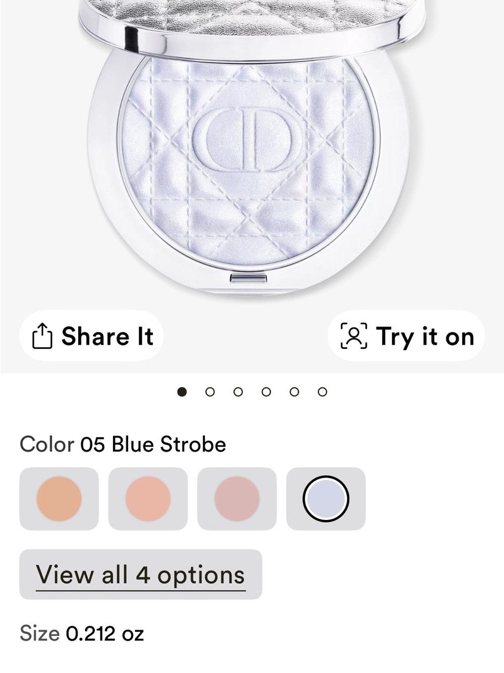 Dior Blue Strobe Radiant Highlighter BN😍🫶